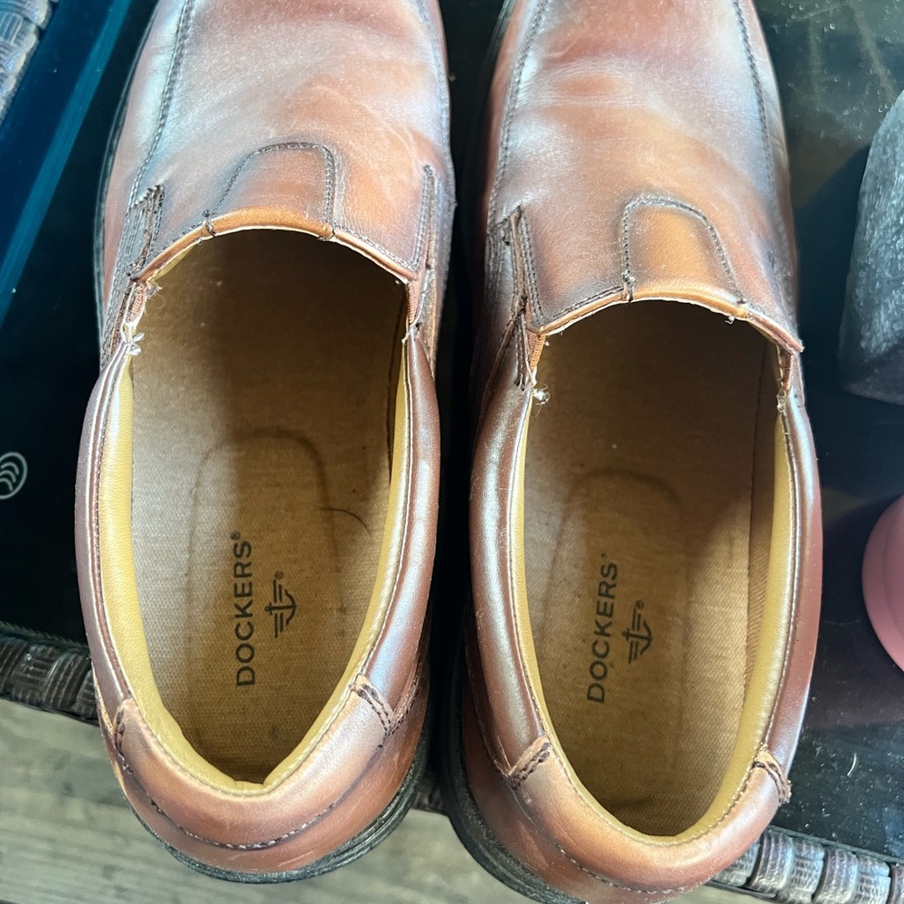Dockers Men's Tan Leather Loafers